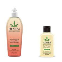 Hempz Sweet Pineapple & Honey Melon Oil & Moisturizer Mini 2.25oz Combo