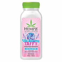 Hempz Body Sweetz Wild Blueberry Taffy Herbal Body Moisturizer 8 oz Limited Edition
