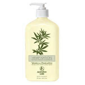 Hemp Nation Vanilla Pineapple Moisturizer Tan Extender Tropical Fruit 18oz