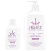Hempz Aromabody Blueberry Lavender & Chamomile Herbal Body Moisturizer 17 oz and 2.25 oz