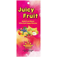 1 packet Juicy Fruit Enhanced 50X Bronzer w/Exotic Oils  .7oz