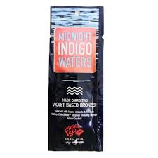 1 packet Midnight Indigo Waters  Color Correcting Violet Based Bronzer .75oz