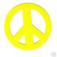 5 Free Peace Tanning Stickers