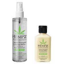 Hempz Lets Get Handsy Sweet Pineapple & Honey Melon Moisturizing Herbal Hand Sanitizer Bundle LIMITED EDITION
