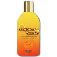 Tequila Sunrise Dark Tan Cocktail w/ Shot of Sizzle 8.5oz
